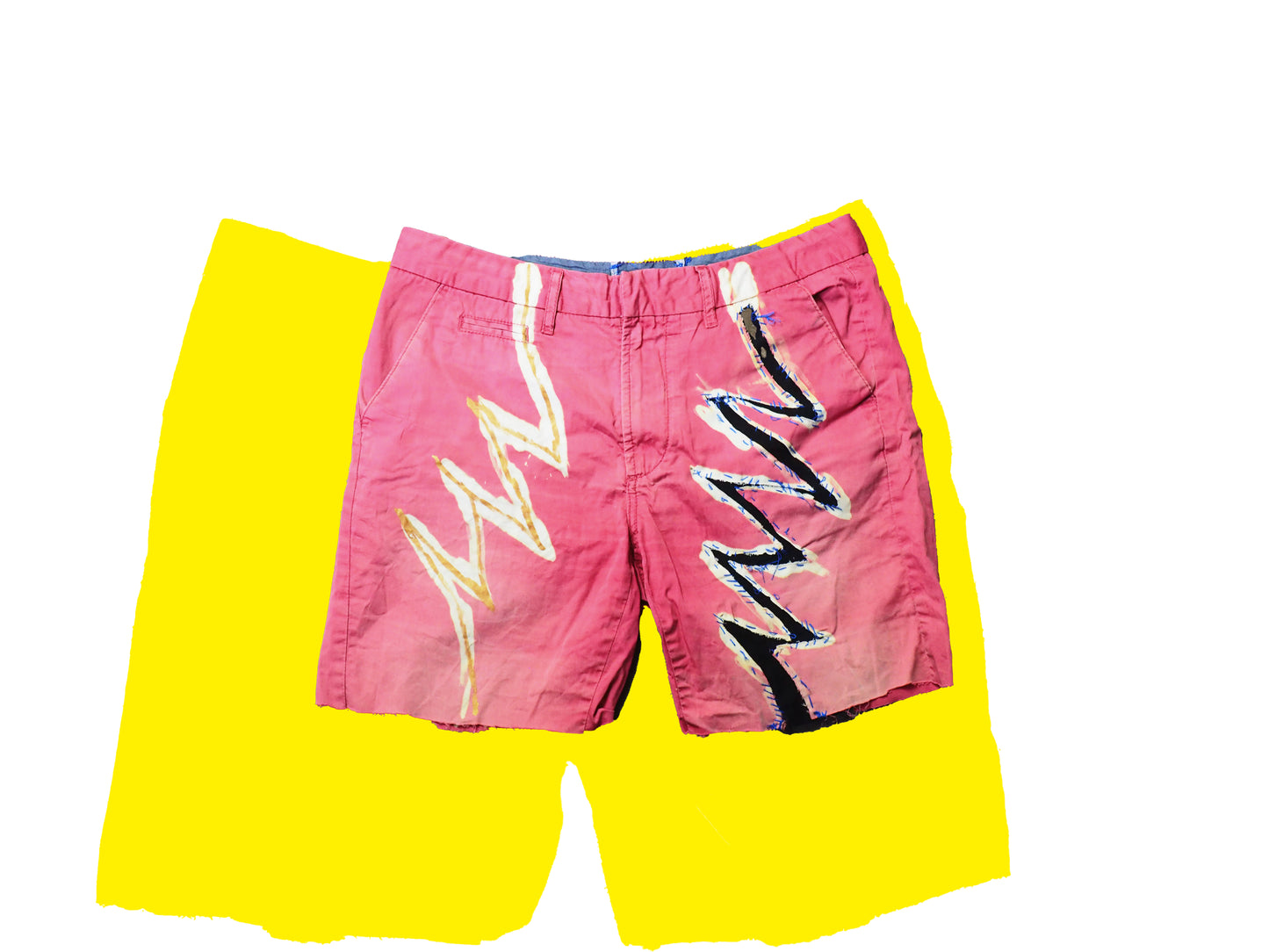 Upcycled Pink Shorts by ATAR HILOS ROJOS L