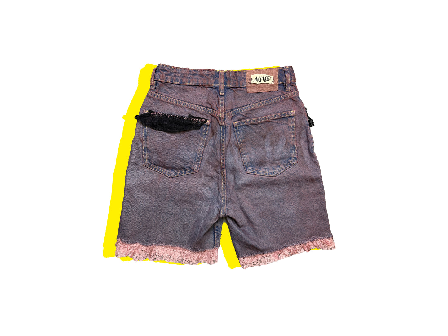 Upcycled Crying Punk Short Pants by ATAR HILOS ROJOS S