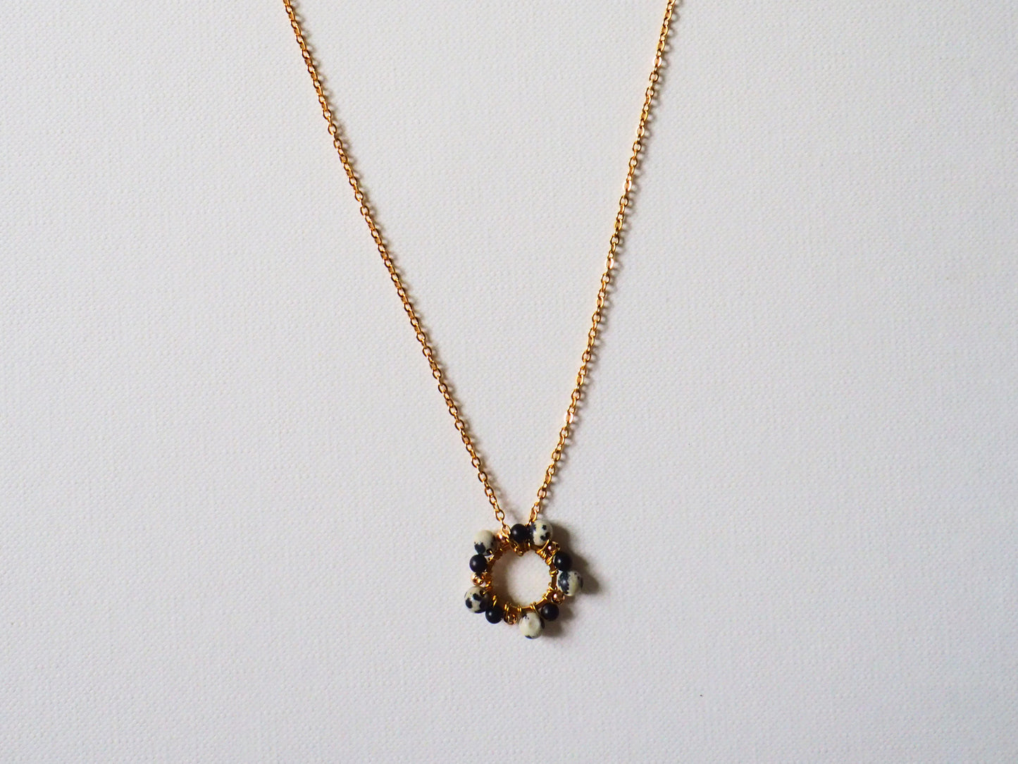 FLOWER Necklace in Gold Tone by Hoshocosho