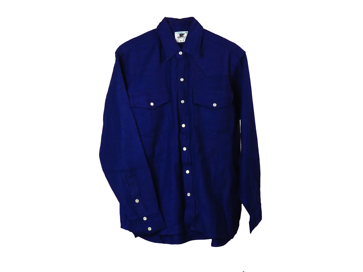 Hemp Shirt in Blue by HEMPMADE