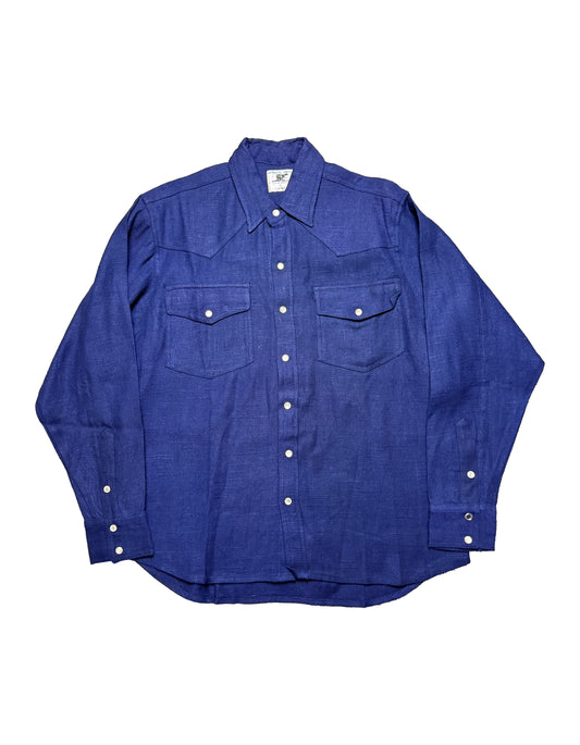 Hemp Shirt in Blue by HEMPMADE