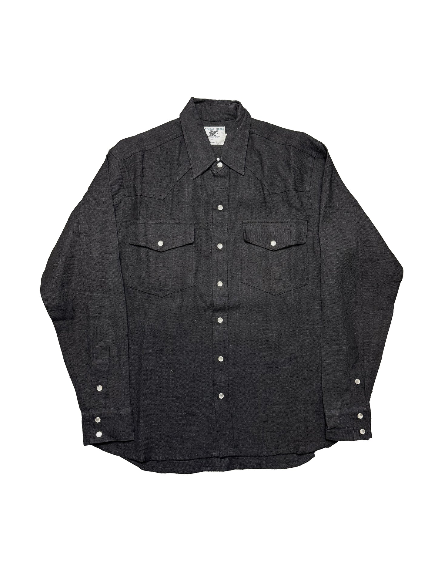 Hemp Shirt in Black by HEMPMADE