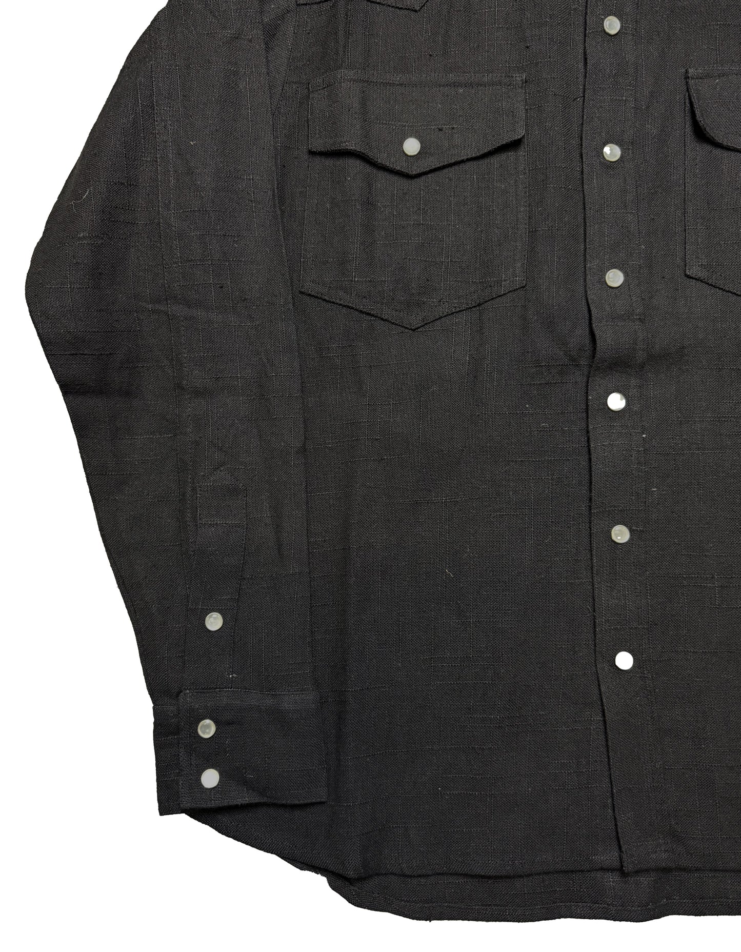 Hemp Shirt in Black by HEMPMADE