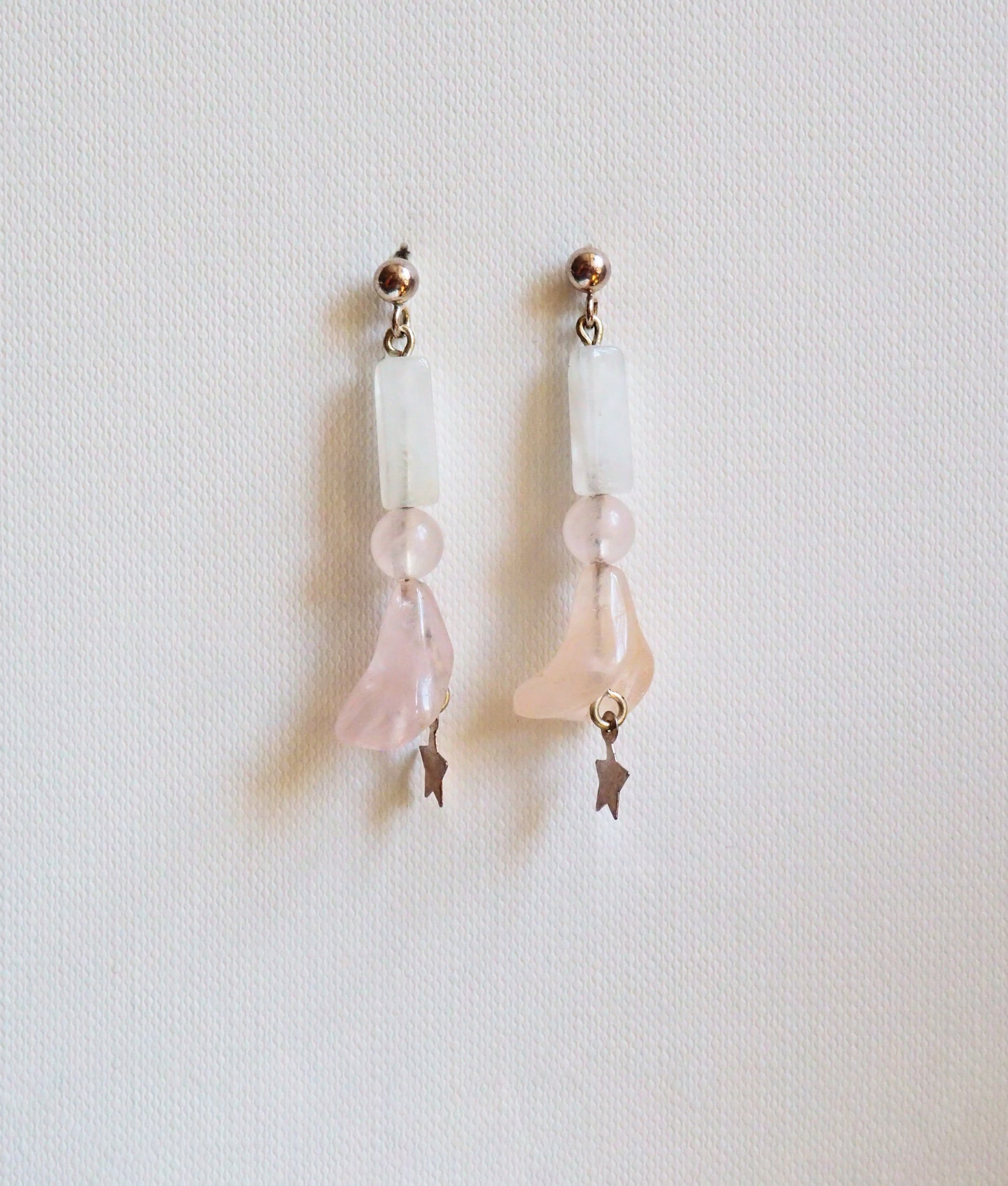 Quartz Bell and Silver Earrings by JANI