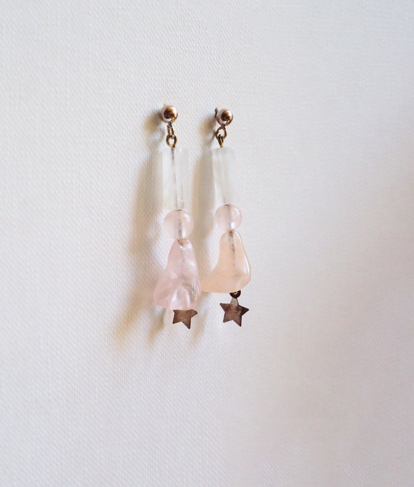 Quartz Bell and Silver Earrings by JANI