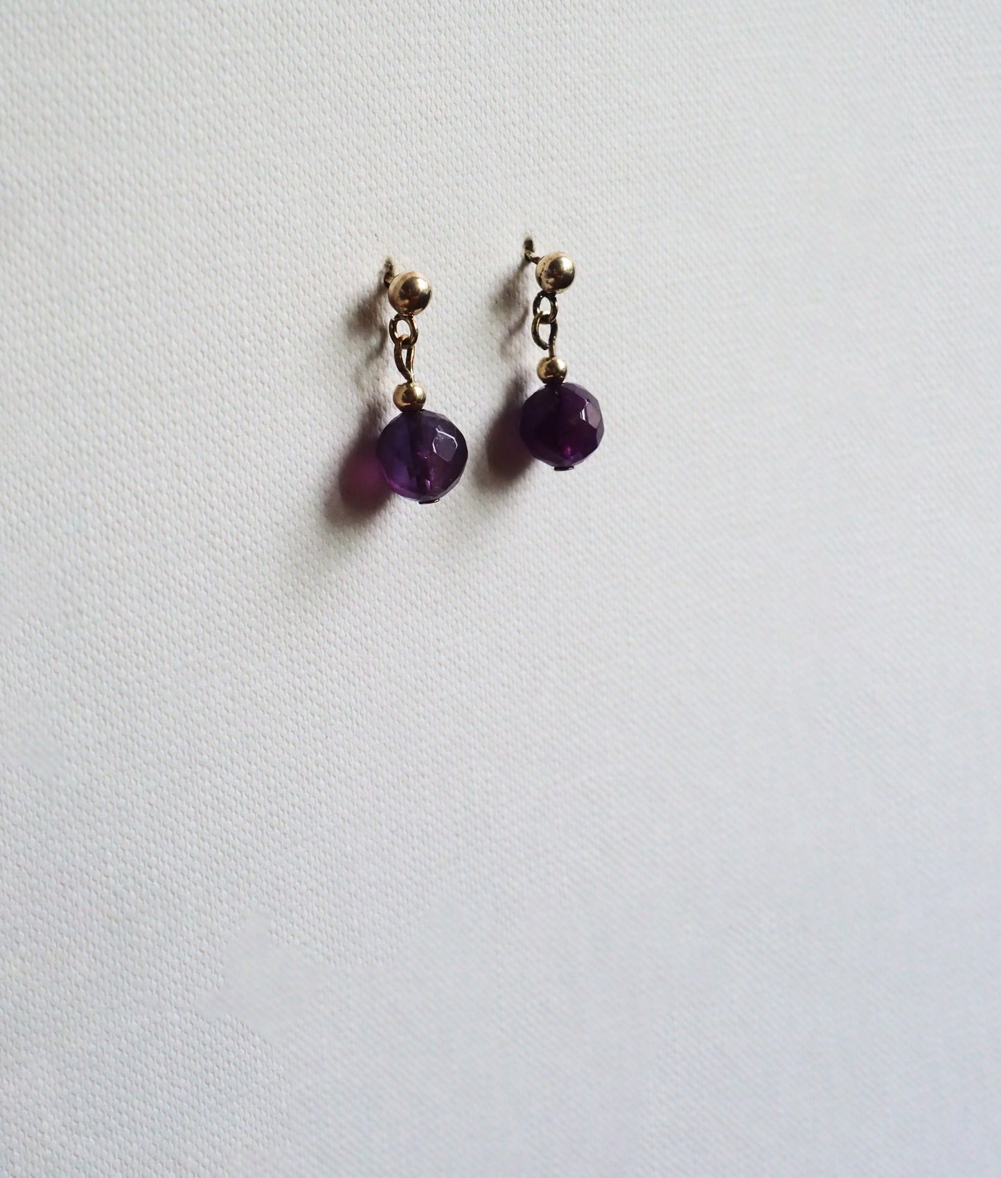 Amethyst and Silver Earrings by JANI