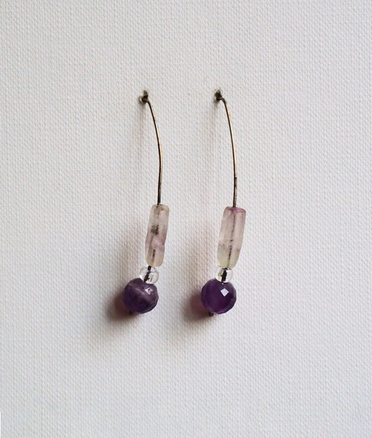 Amethyst Earrings by JANI