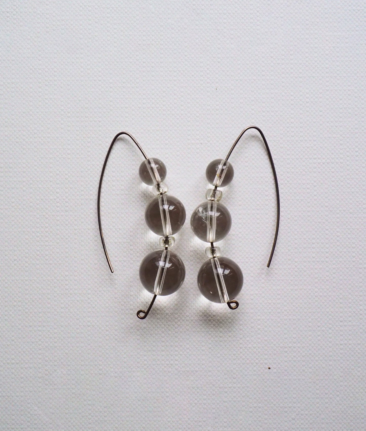 Quartz and Silver Earrings by JANI