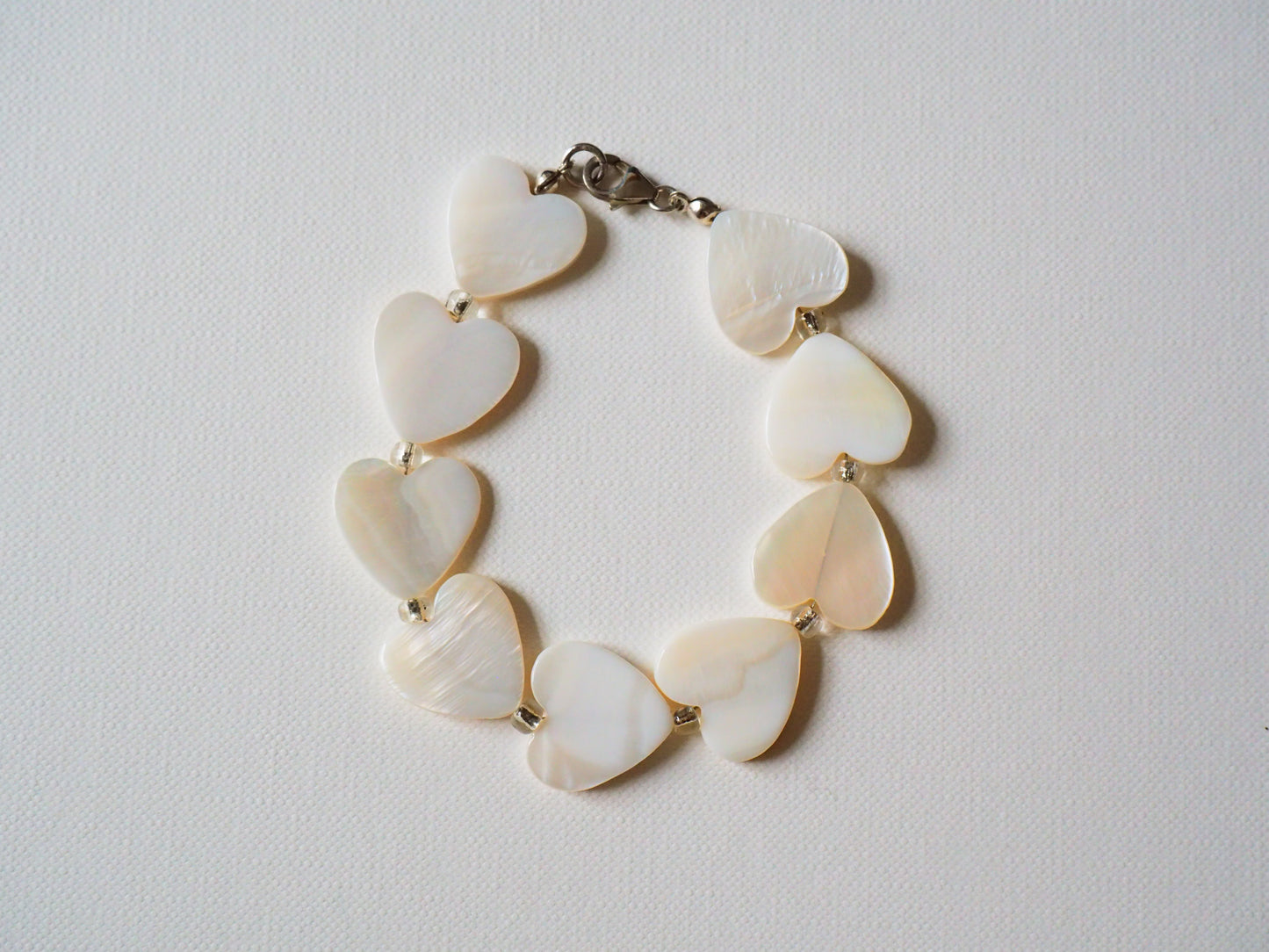 Mother-of-Pearl Heart Bracelet by JANI