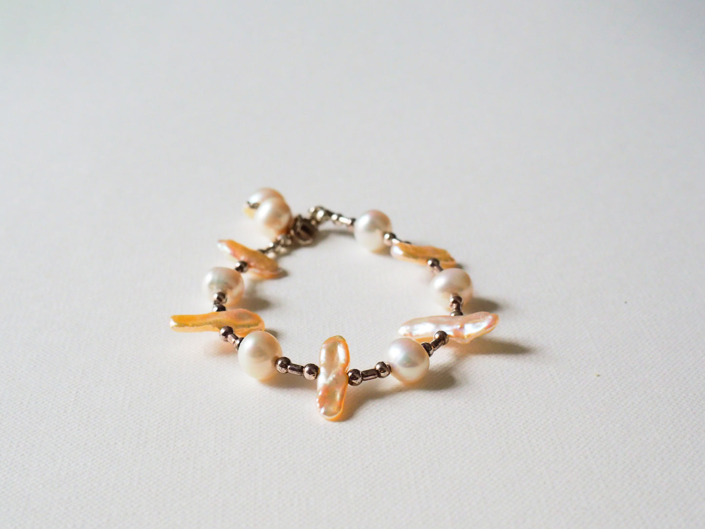 Freshwater Pearl and Silver Bracelet by JANI