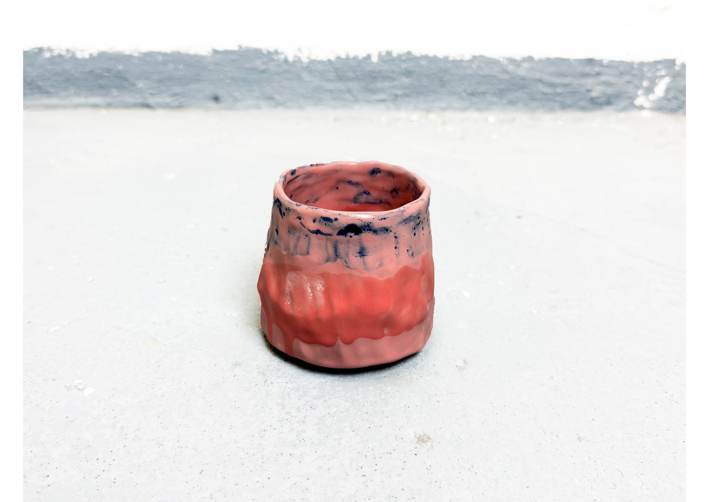 Ceramic Cup Pink-Blue by MAXIMILIAN GUTMAIR