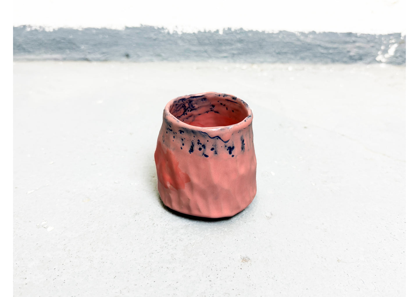 Ceramic Cup Pink-Blue by MAXIMILIAN GUTMAIR