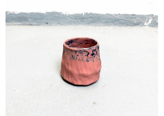 Ceramic Cup Pink-Blue by MAXIMILIAN GUTMAIR