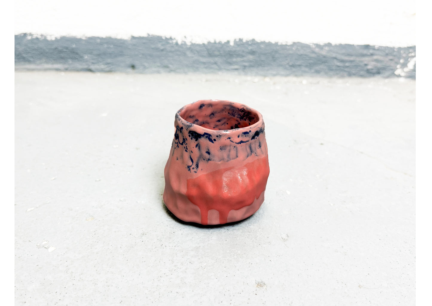 Ceramic Cup Pink-Blue by MAXIMILIAN GUTMAIR