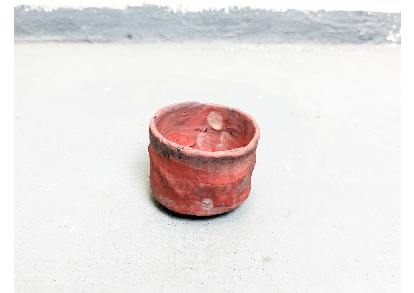 Ceramic Cup Pink-White by MAXIMILIAN GUTMAIR