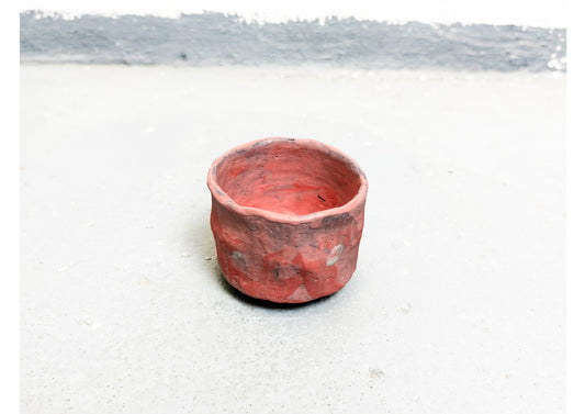 Ceramic Cup Pink-White by MAXIMILIAN GUTMAIR