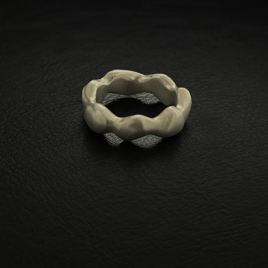 Organic Sterling Silver Ring by Resia